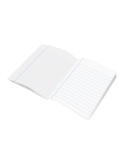 Libreta liderpapel smart a5 plus 32 hojas 75g/m2 pauta 4 3.5mm con margen colores surtidos