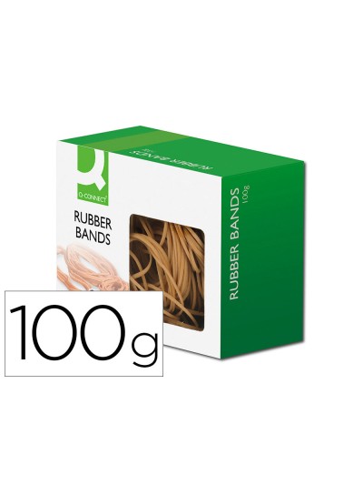 Gomillas elasticas q-connect 100 gr tamaños surtidos