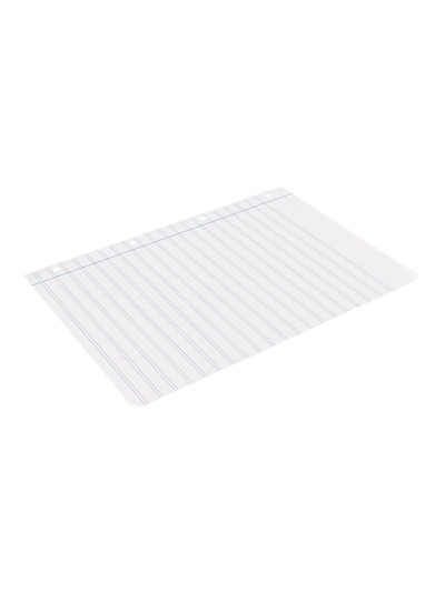 Recambio liderpapel a4 100 hojas 75 gr pauta 5 2.5mm con margen 4 taladros