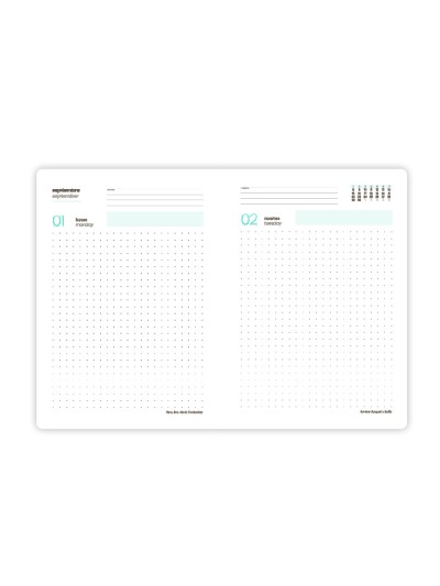 Agenda escolar liderpapel 25-26 espiral patterns militar rosa dia pagina a5 bilingüe papel fsc 80 gr