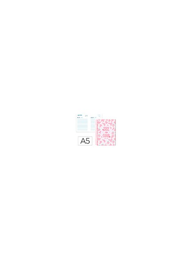 Agenda escolar liderpapel 25-26 espiral petite fresas dia pagina a5 bilingüe papel fsc 80 gr
