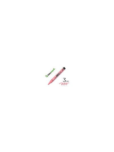 Rotulador liderpapel acrylic base agua todo tipo de superficie punta redonda 3 mm rosa sakura