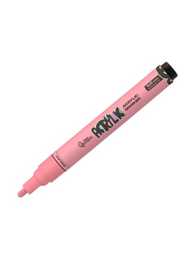 Rotulador liderpapel acrylic base agua todo tipo de superficie punta redonda 3 mm rosa sakura