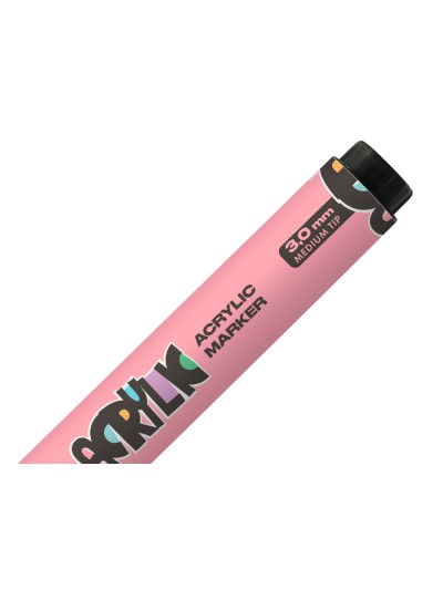Rotulador liderpapel acrylic base agua todo tipo de superficie punta redonda 3 mm rosa sakura