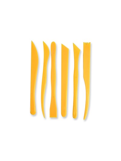 Instrumentos de modelar liderpapel para arcilla y plastilina caja de 6 piezas