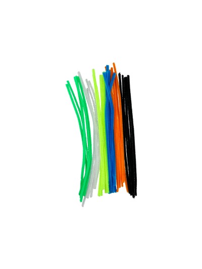 Limpiapipas de chenilla liderpapel 30 cm colores mate surtidos bolsa de 30 unidades
