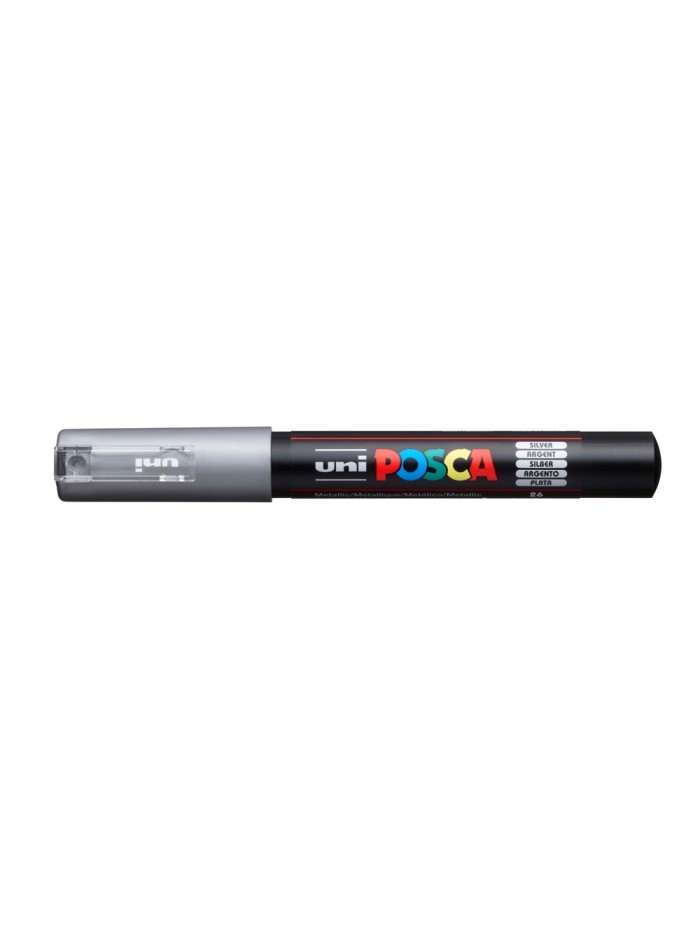 Rotulador uni posca 0,7 mm pc-1m plata Rotulador uni posca 0,7 mm pc-1m plata