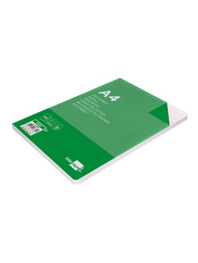 Recambio liderpapel a4 100 hojas 60g/m2 pauta 4ª 3.5mm con margen 4 taladros