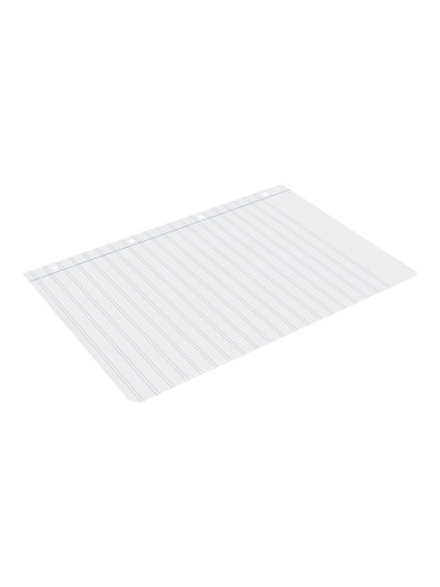 Recambio liderpapel a4 100 hojas 60g/m2 pauta 4ª 3.5mm con margen 4 taladros