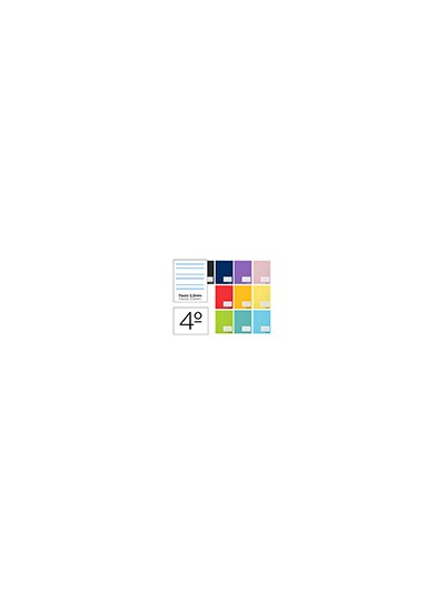 Libreta liderpapel smart a5 32 hojas 60g/m2cuadro pauta 4ª 3.5mm con margen