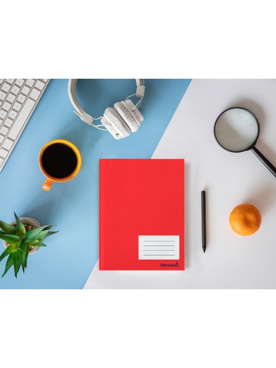 Libreta liderpapel smart a5 plus 32 hojas 75g/m2 cuadro 6mm con margen