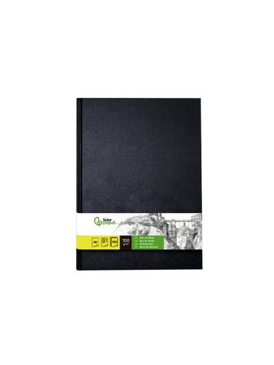 Bloc dibujo liderpapel esbozos encuadernado din a6 148x105 mm 100 hojas 100 gr/m2