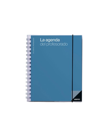 Agenda del profesor additio planificacion trimestral semana vista 16,5 x 21,5 cm color lila