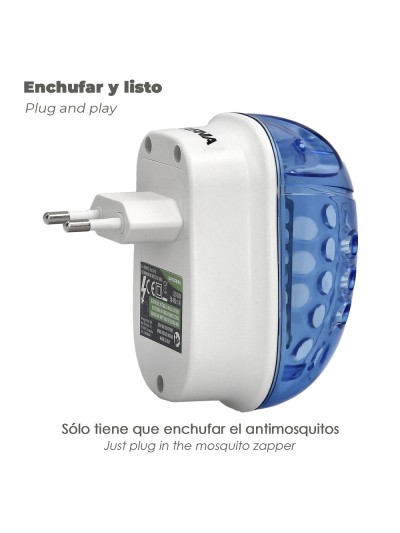 Exterminador De Insectos A Pared 1,5 Watt.