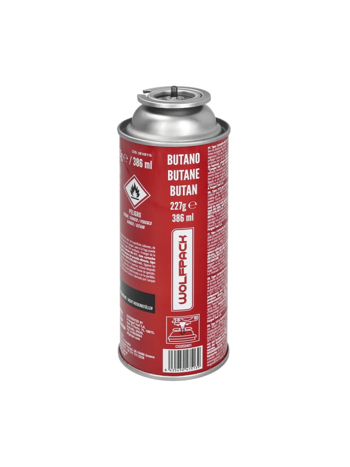 Cartucho Gas B250 (0,227 Kg.)