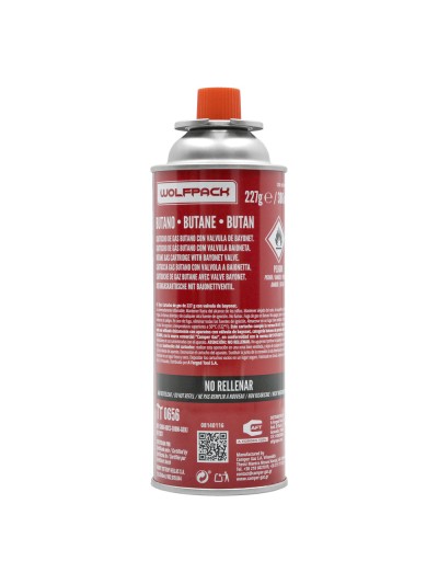 Cartucho Gas B250 (0,227 Kg.)