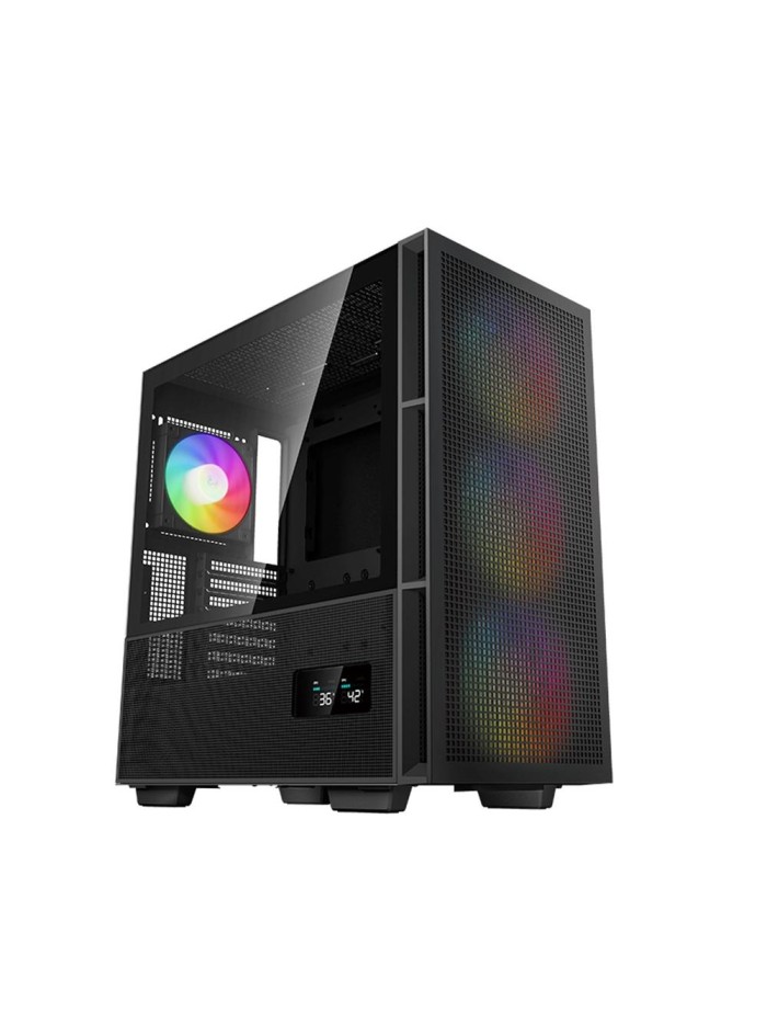 Caja ordenador gaming deepcool atx ch560 digital argb cristal templado negro Caja ordenador gaming deepcool atx ch560 digital argb cristal templado negro
