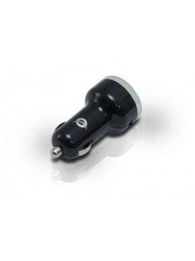 Cargador mechero - coche usb conceptronic x2 para moviles gps mp3 camaras etc 2000ma 5v