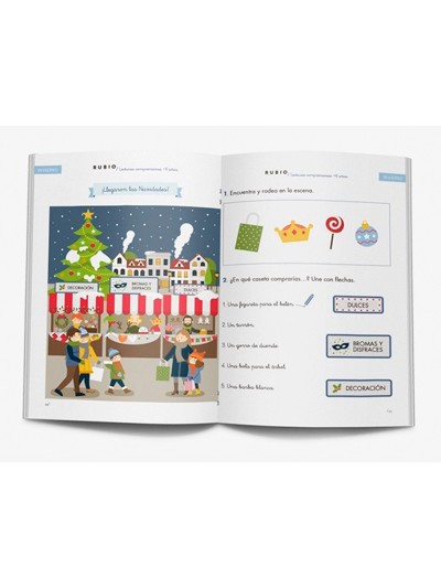 Cuaderno rubio lecturas comprensivas + 6 años