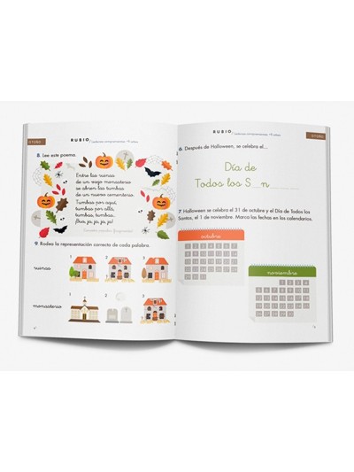 Cuaderno rubio lecturas comprensivas + 6 años