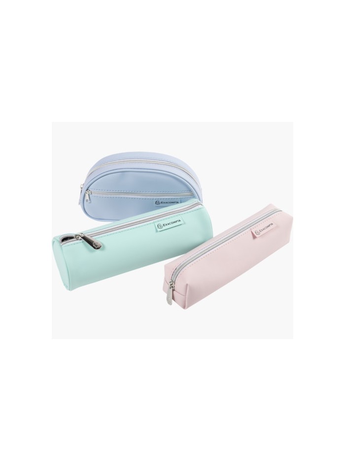 Bolso escolar exacompta aquarel goma 3 formas colores surtidos
