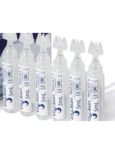 Suero fisiologico esteril visclean monodosis 5 ml caja de 30 unidades