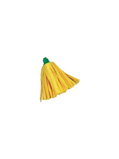 Fregona de tiras amarillas super absorbente uso domestico y profesional