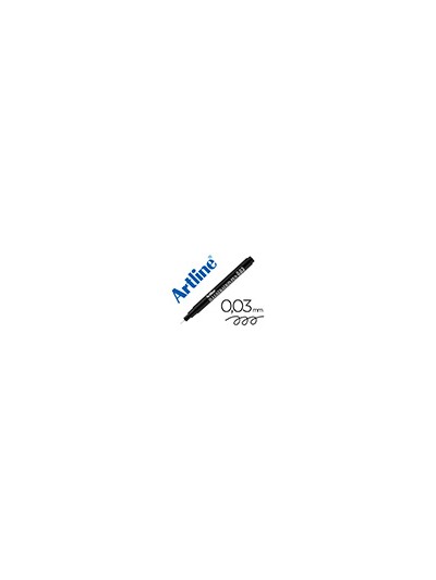 Rotulador artline calibrado micrometrico negro illustration pen ek-2803iln punta poliacetal 0,03mm