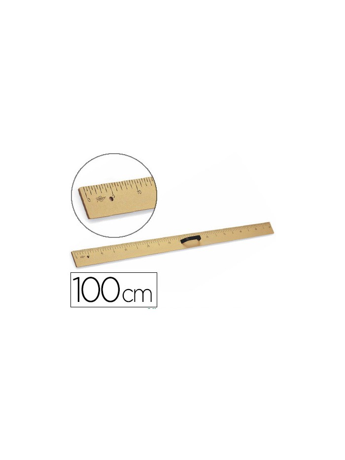 Regla para encerado faibo de plastico imitacion madera 100 cm Regla para encerado faibo de plastico imitacion madera 100 cm