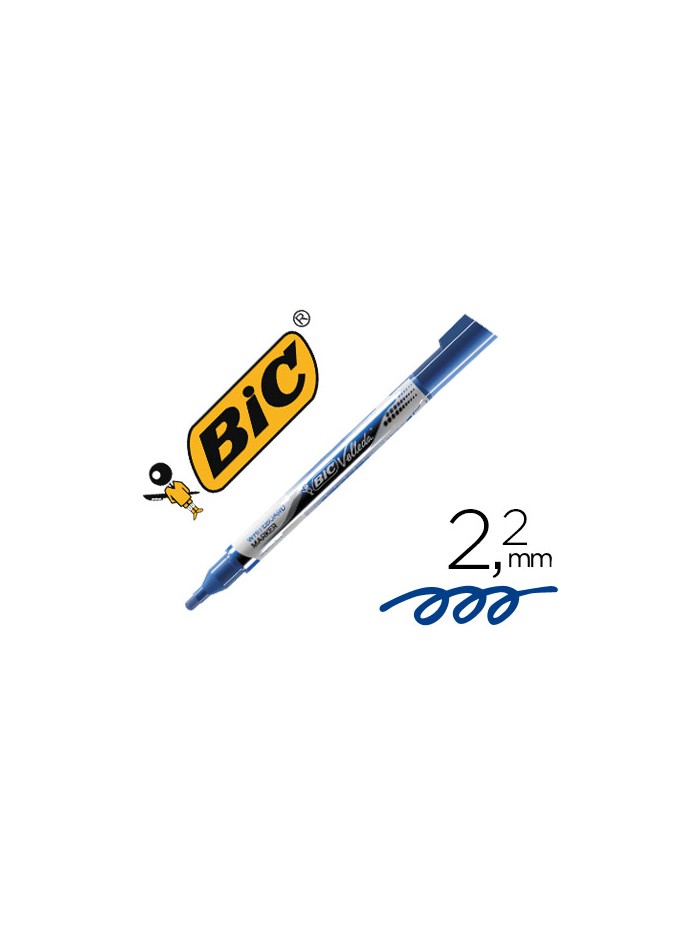 Rotulador bic velleda liquid pocket punta redonda 2,2 mm azul Rotulador bic velleda liquid pocket punta redonda 2,2 mm azul