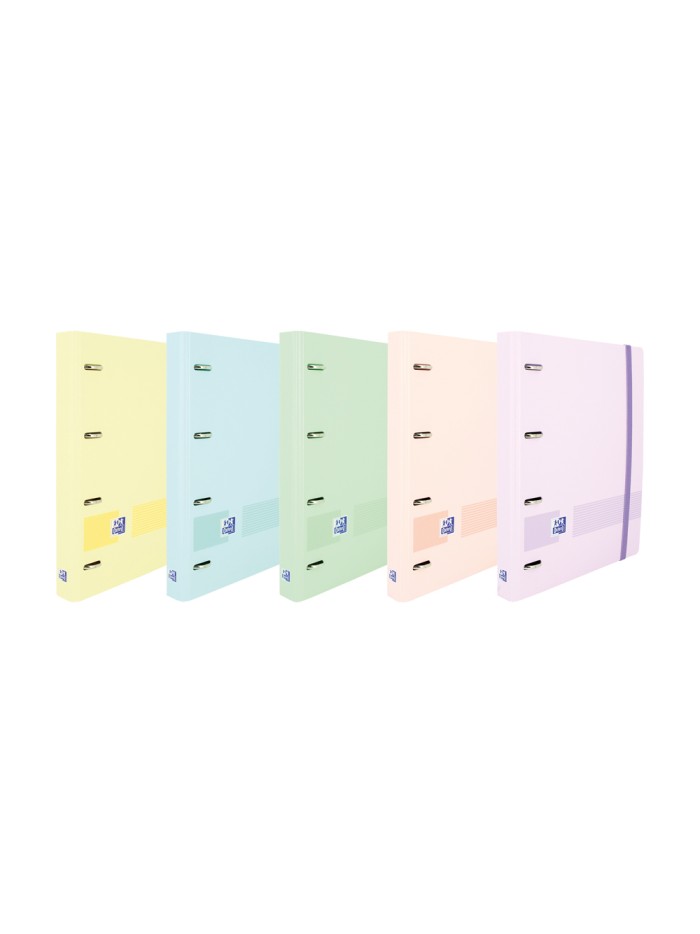 Carpeta con recambio oxford europeanbinder live & go din a5+ 4 anillas 35 mm recambio 100 hojas cuadro 5 mm colores Carpeta con recambio oxford europeanbinder live & go din a5+ 4 anillas 35 mm recambio 100 hojas cuadro 5 mm colores