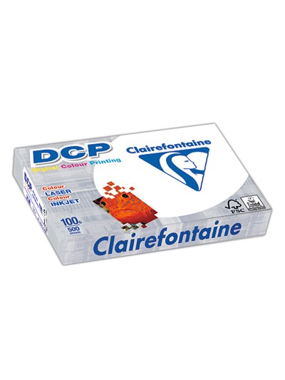 Papel fotocopiadora clairefontaine din a4 100 gramos paquete de 500 hojas