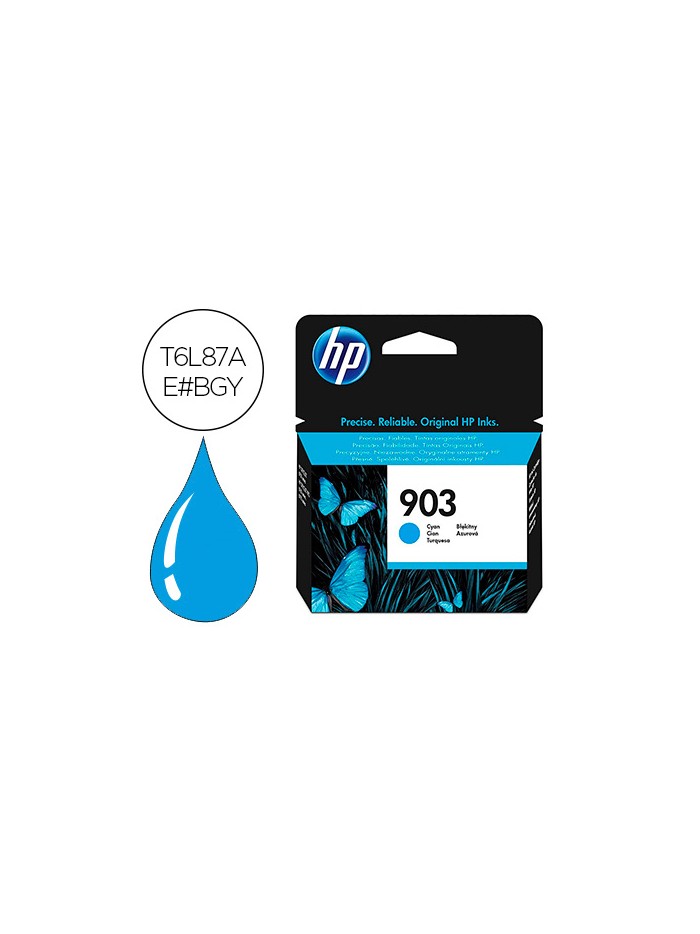 Ink-jet hp 903 officejet pro 6960 / 6970 cian 315 pag Ink-jet hp 903 officejet pro 6960 / 6970 cian 315 pag