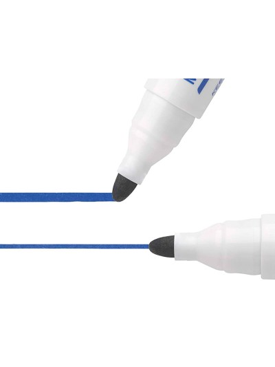 Rotulador bic velleda para pizarra azul punta redonda 1,3 mm