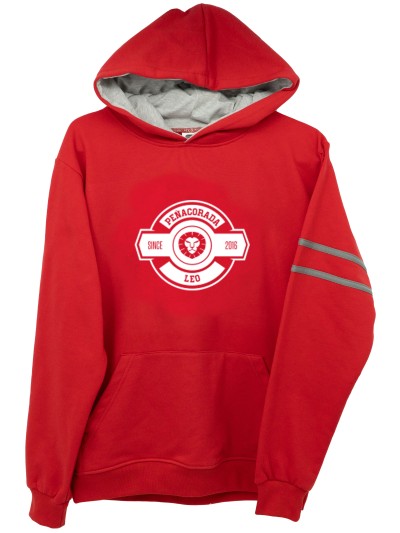 Sudadera Leo roja Peñacorada