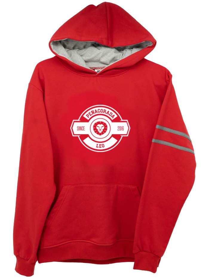 Sudadera Leo roja Peñacorada Sudadera Leo roja Peñacorada