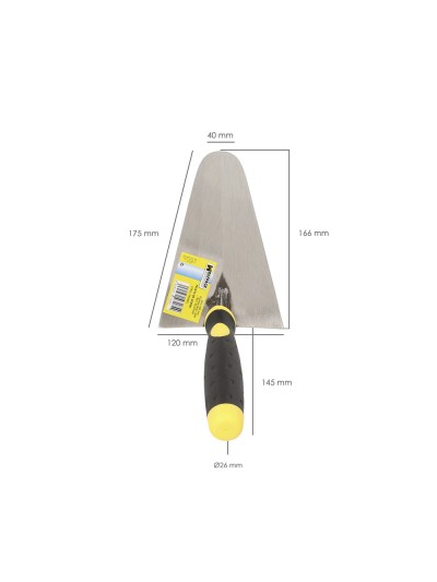 Paleta Wolfpack Gummy Grip 344 / 165 mm.
