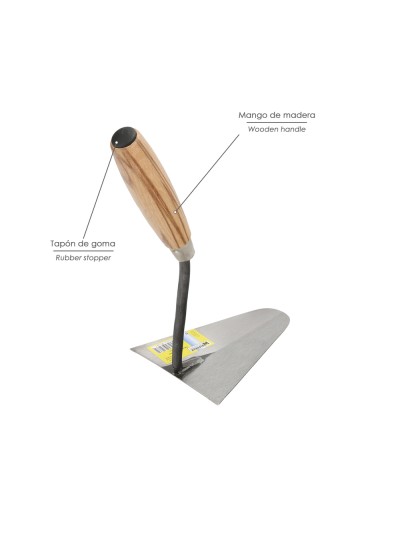 Paleta Wolfpack Mango Madera 344 / 165 mm.