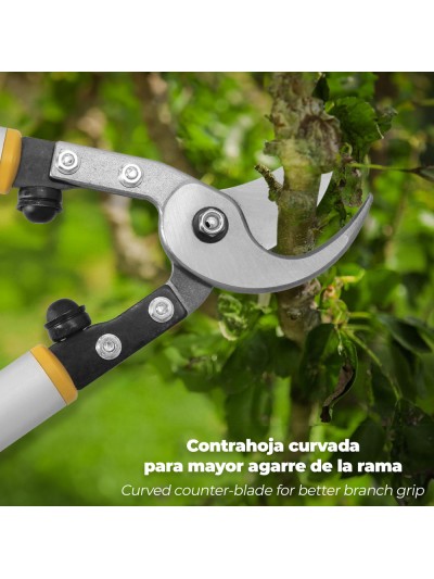 Tijeras Podar 2 Manos Profesional Forja y Alumnio 75 cm.