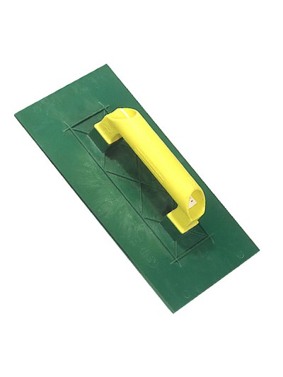 Talocha plástico Lisa 275x155 mm.amarilla