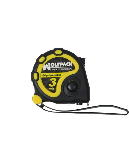 Flexometro 3 Metros Con Freno Wolfpack Grip Special