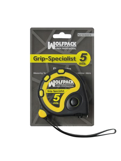 Flexometro 5 Metros Con Freno Wolfpack Grip Special