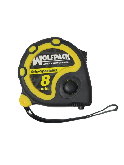 Flexometro 8 Metros Con Freno Wolfpack Grip Special