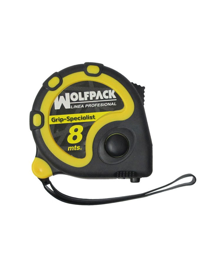 Flexometro 8 Metros Con Freno Wolfpack Grip Special