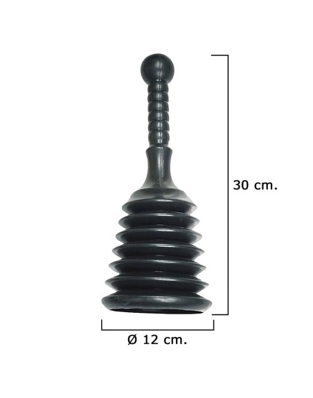 Desatascador Goma Fuelle         Ø 12 cm. /  Alto 30 cm.