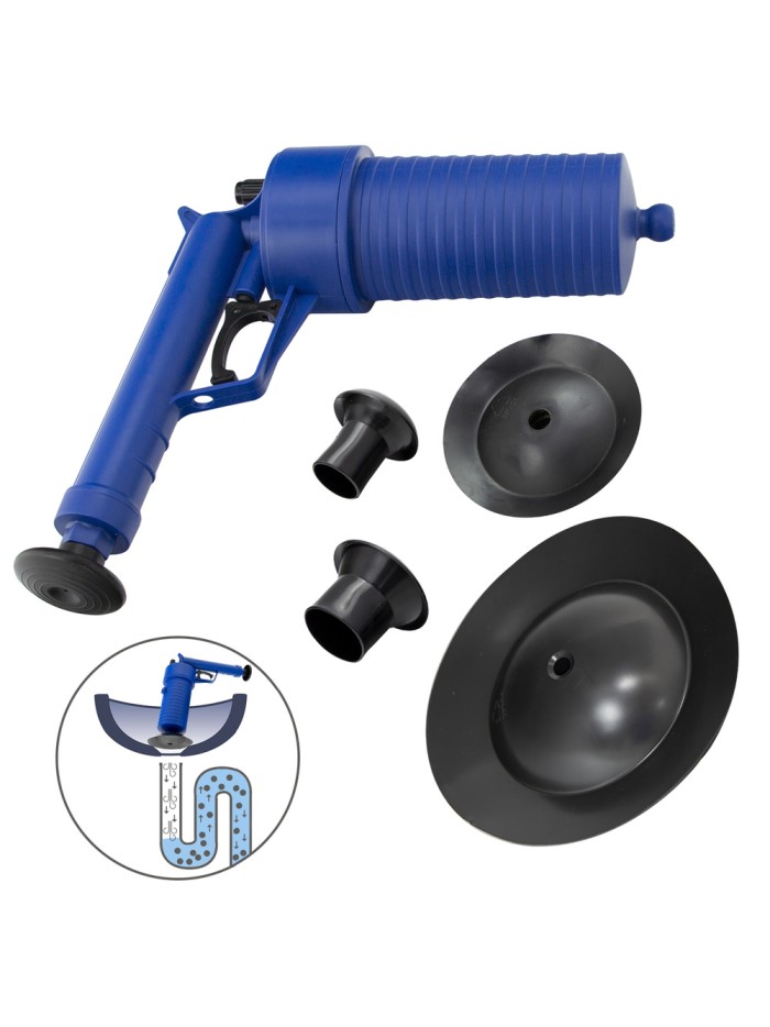 Desatascador Profesional Pistola Con Aire Comprimido