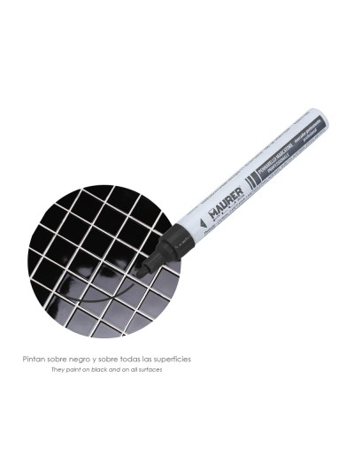 Rotulador Marcador Obra Profesional Pintura Permanente Negro
