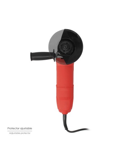 Amoladora Angular 710 Watt. Disco Ø 115 mm. 11.000 R.P.M. Mango 2 Posiciones Eje M14 Protector Disco Ajustable