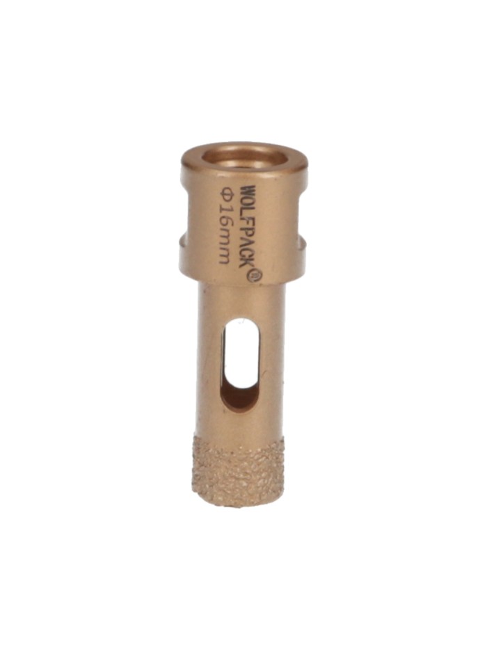 Corona Diamante Para Amoladora Ø 16 mm. Conexión Rosca M14. Corte Seco