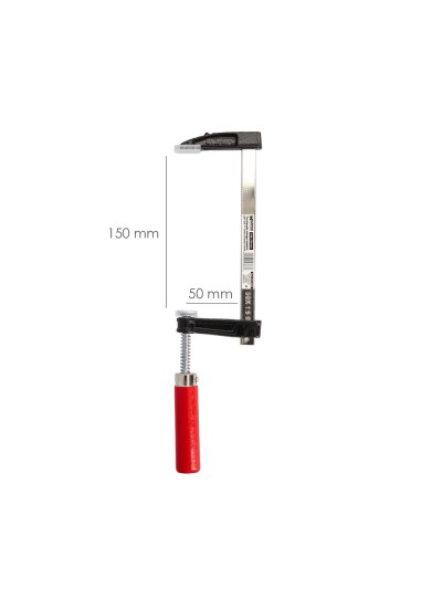 Sargento / Torniquete Mango Madera  150x 50 mm. Clips Para Madera, Sargento Carpinteria, Abrazaderas Carpinteria, Prensa Madera.